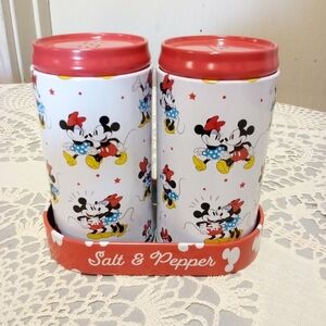 Disney Mickey & Minnie Mouse Salt & Pepper Set, Metal